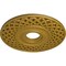 Ekena Millwork Robin Ceiling Medallion (Fits Canopies up to 6 1/4"), 22 1/4"OD x 4 3/4"ID x 1 1/4"P, Pharaohs Gold CM22RBPGS - alternate 4